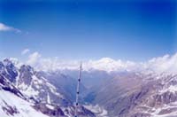 Вид на Эльбрус с вершины Гумачи